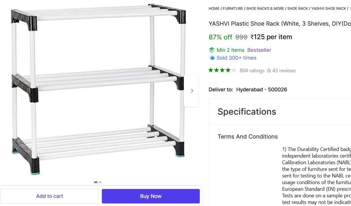 🔥  Plastic Shoe Racks @ ₹125

🔗 

Min Buy - 2

More Details 👉 

📢 Join WhatsApp Deals


#DealsHeaven #LootDeals #BestDeals
#deals 
#budgetfriendly 
#hotdeals
#trending
#dealoftheda...