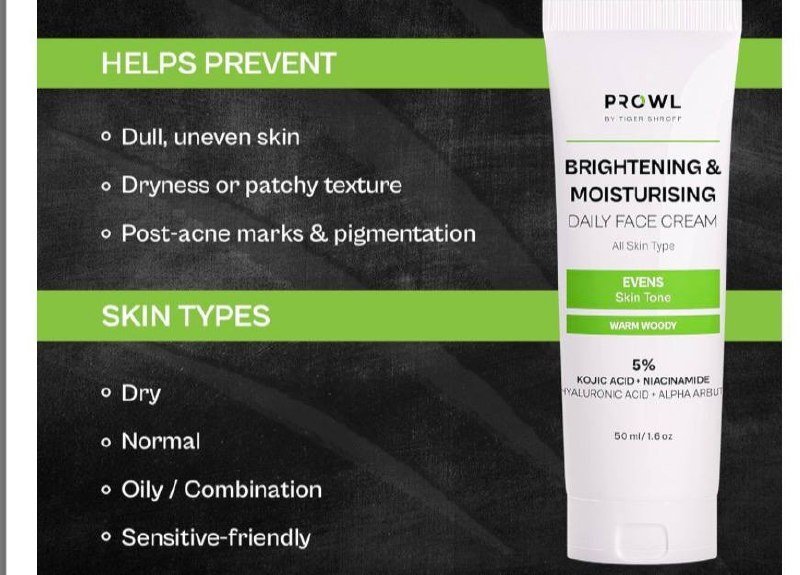 50% apply coupon 😱😱

PROWL by Tiger Shroff Face Brightening Moisturizer Cream 

Deal @ 92🔥🔥

🔗 

More Details 👉 

📢 Join WhatsApp Deals


#DealsHeaven #LootDeals #BestDeals
#deals...