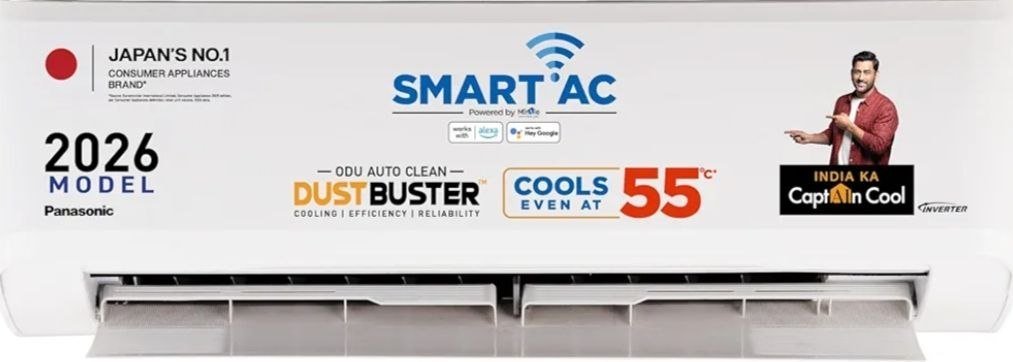 🔥🔥Panasonic 1.5 Ton 3 Star, New Star rated, Premium WiFi Inverter Smart Split AC. @30,490

Buy Here : 

💥Apply 1000 Coupon 
💥5500 off with Sbi Credit cards

More Details 👉 

📢 Join W...