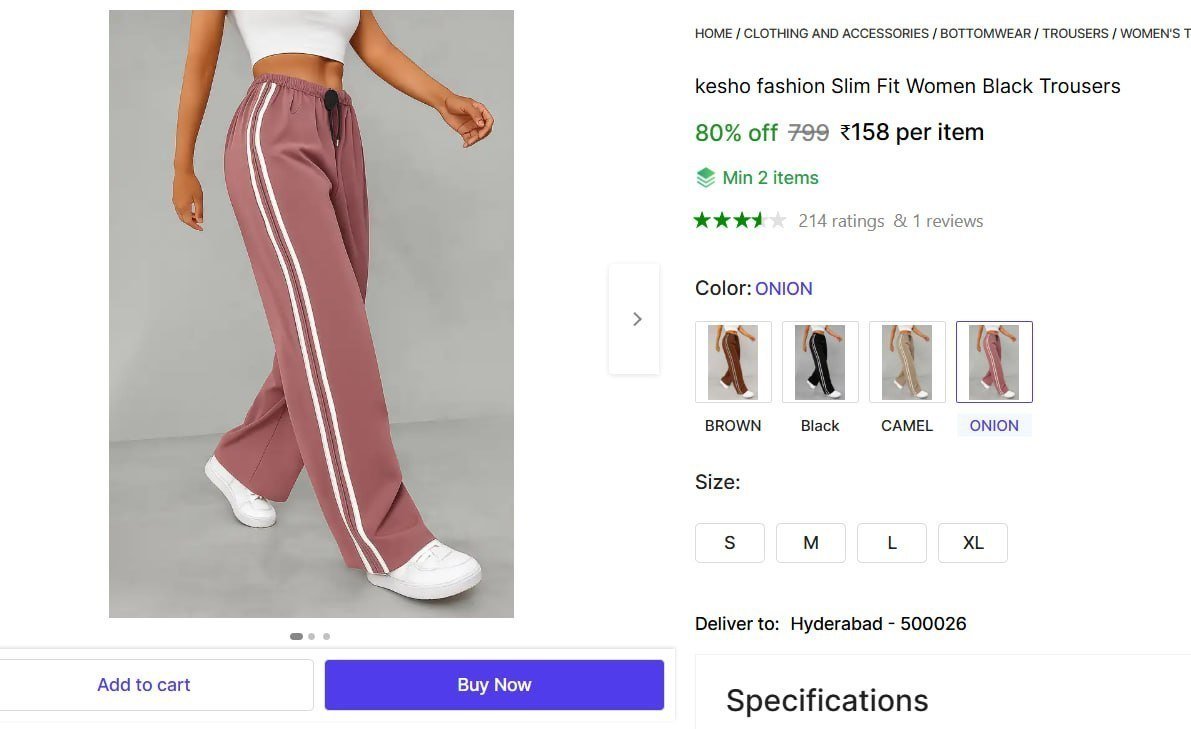 🔥  Women Trousers @ Rs.158

🔗 

Min. 2 Qty

More Details 👉 

📢 Join WhatsApp Deals


#DealsHeaven #LootDeals #BestDeals
#deals 
#budgetfriendly 
#hotdeals
#trending
#dealoftheday