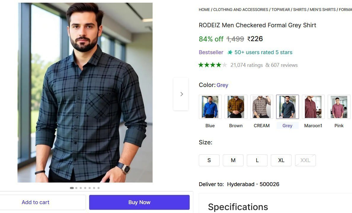 🔥  Shirt at ₹226

🔗 

🔗 

More Details 👉 

📢 Join WhatsApp Deals


#DealsHeaven #LootDeals #BestDeals
#deals 
#budgetfriendly 
#hotdeals
#trending
#dealoftheday