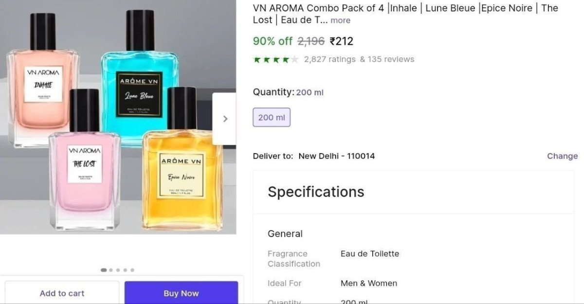 LOOT : Pack of 4 Perfume at ₹212

 

More Details 👉 

📢 Join WhatsApp Deals


#DealsHeaven #LootDeals #BestDeals
#deals 
#budgetfriendly 
#hotdeals
#trending
#dealoftheday
