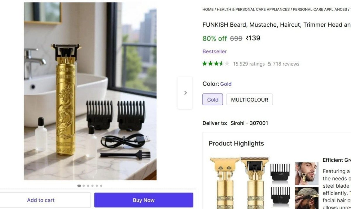 🔥  Beard Trimmer For Men at ₹139

🔗 

More Details 👉 

📢 Join WhatsApp Deals


#DealsHeaven #LootDeals #BestDeals
#deals 
#budgetfriendly 
#hotdeals
#trending
#dealoftheday