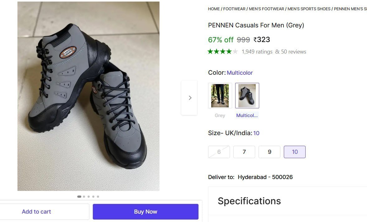 🔥  Loot: Men's Boots @ ₹323

🔗 

More Details 👉 

📢 Join WhatsApp Deals


#DealsHeaven #LootDeals #BestDeals
#deals 
#budgetfriendly 
#hotdeals
#trending
#dealoftheday