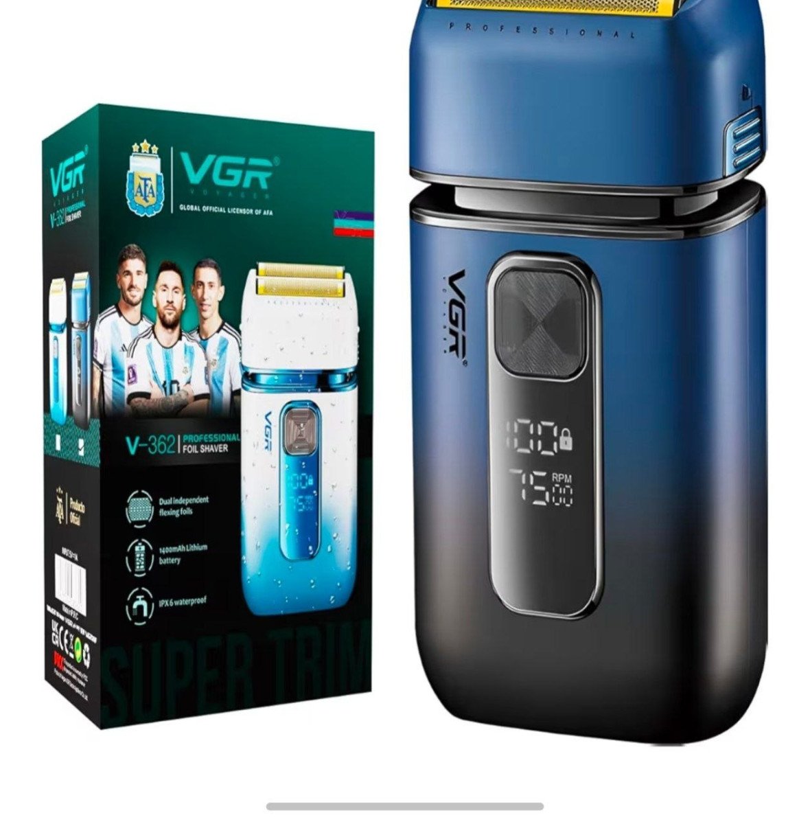Grab 1579reg 2 600 Vgr V-362 Super Trim Foil Shaver For Men