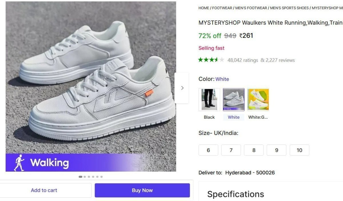 🔥  Sneakers for Men @ ₹261

🔗 

More Details 👉 

📢 Join WhatsApp Deals


#DealsHeaven #LootDeals #BestDeals
#deals 
#budgetfriendly 
#hotdeals
#trending
#dealoftheday