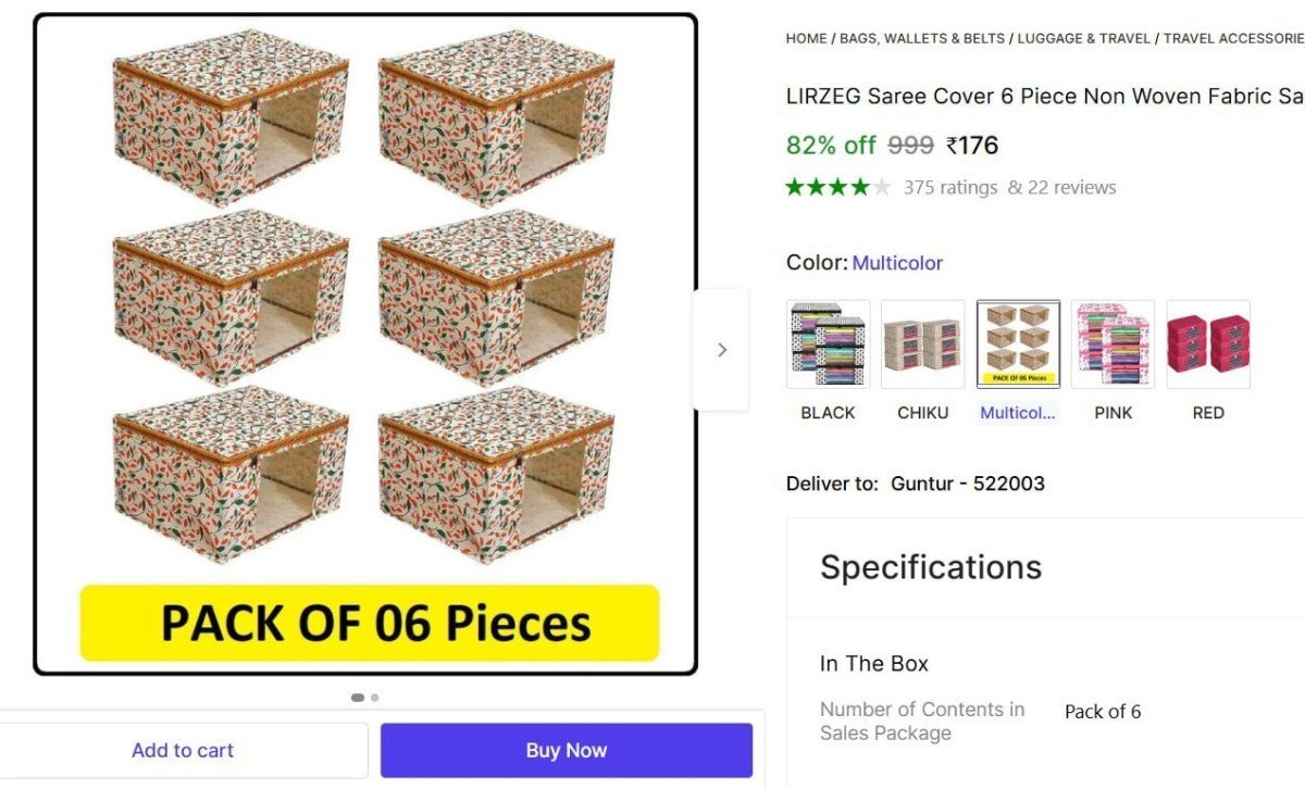 🔥  Saree Cover/Clothes Organizer 6pcs @ ₹176

🔗 

More Details 👉 

📢 Join WhatsApp Deals


#DealsHeaven #LootDeals #BestDeals
#deals 
#budgetfriendly 
#hotdeals
#trending
#dealofth...