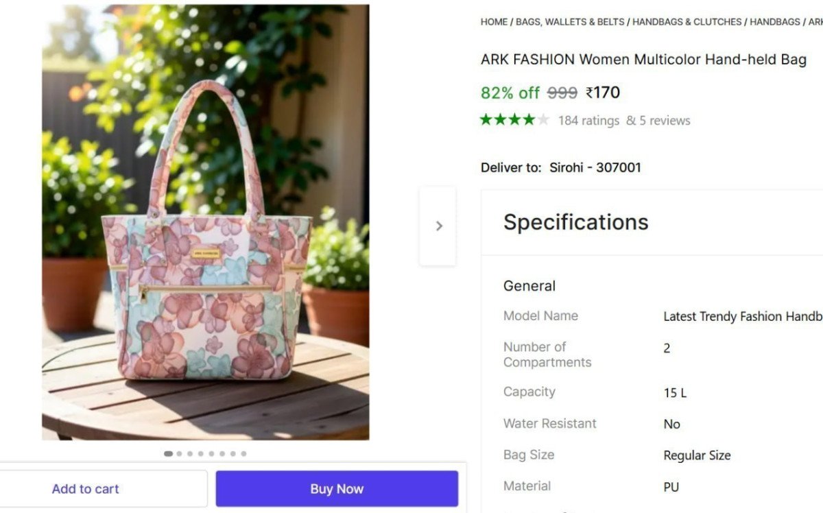 🔥  Women Multicolor Hand-held Bag @ ₹170

🔗 

More Details 👉 

📢 Join WhatsApp Deals


#DealsHeaven #LootDeals #BestDeals
#deals 
#budgetfriendly 
#hotdeals
#trending
#dealoftheday