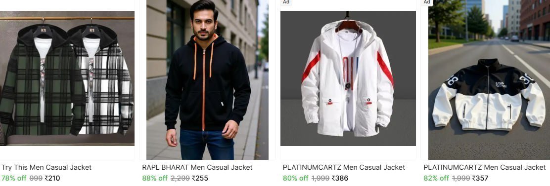 Shopsy | Upto 82% Off - Men Casual Jacket Starting From Rs.216

🔗 

Master Link :  

More Details 👉 

📢 Join WhatsApp Deals


#DealsHeaven #LootDeals #BestDeals
#deals 
#budgetfriendly 
#ho...