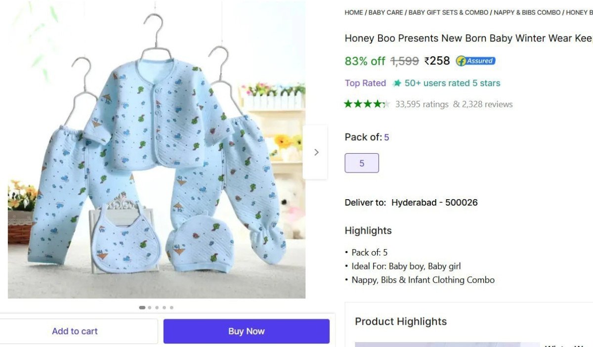 🔥  New Born Baby Winter Wear 5Pcs @ ₹258

🔗 

More Details 👉 

📢 Join WhatsApp Deals


#DealsHeaven #LootDeals #BestDeals
#deals 
#budgetfriendly 
#hotdeals
#trending
#dealoftheday