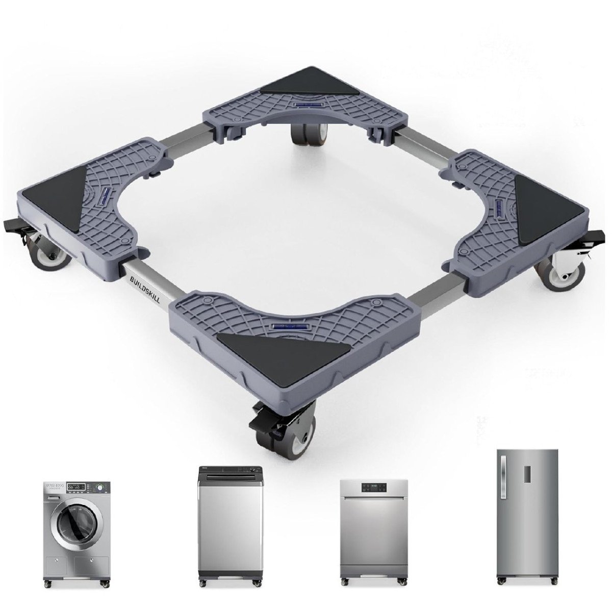 🔥BUILDSKILL 200Kg Washing Machine Stand Adjustable | SS Tubes | 360° Rotating Double Wheels with Lock | Absorbs Vibration | Anti-Skid Top

🎁Deal Price : ₹998

Buy Here : 

More Details 👉 
...