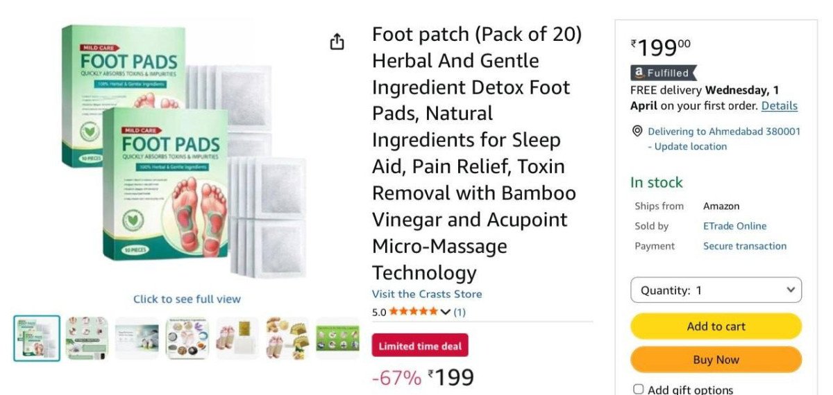 *FAST ₹199

Pack Of 20 :* 

More Details 👉 

📢 Join WhatsApp Deals


#DealsHeaven #LootDeals #BestDeals
#deals 
#budgetfriendly 
#hotdeals
#trending
#dealoftheday