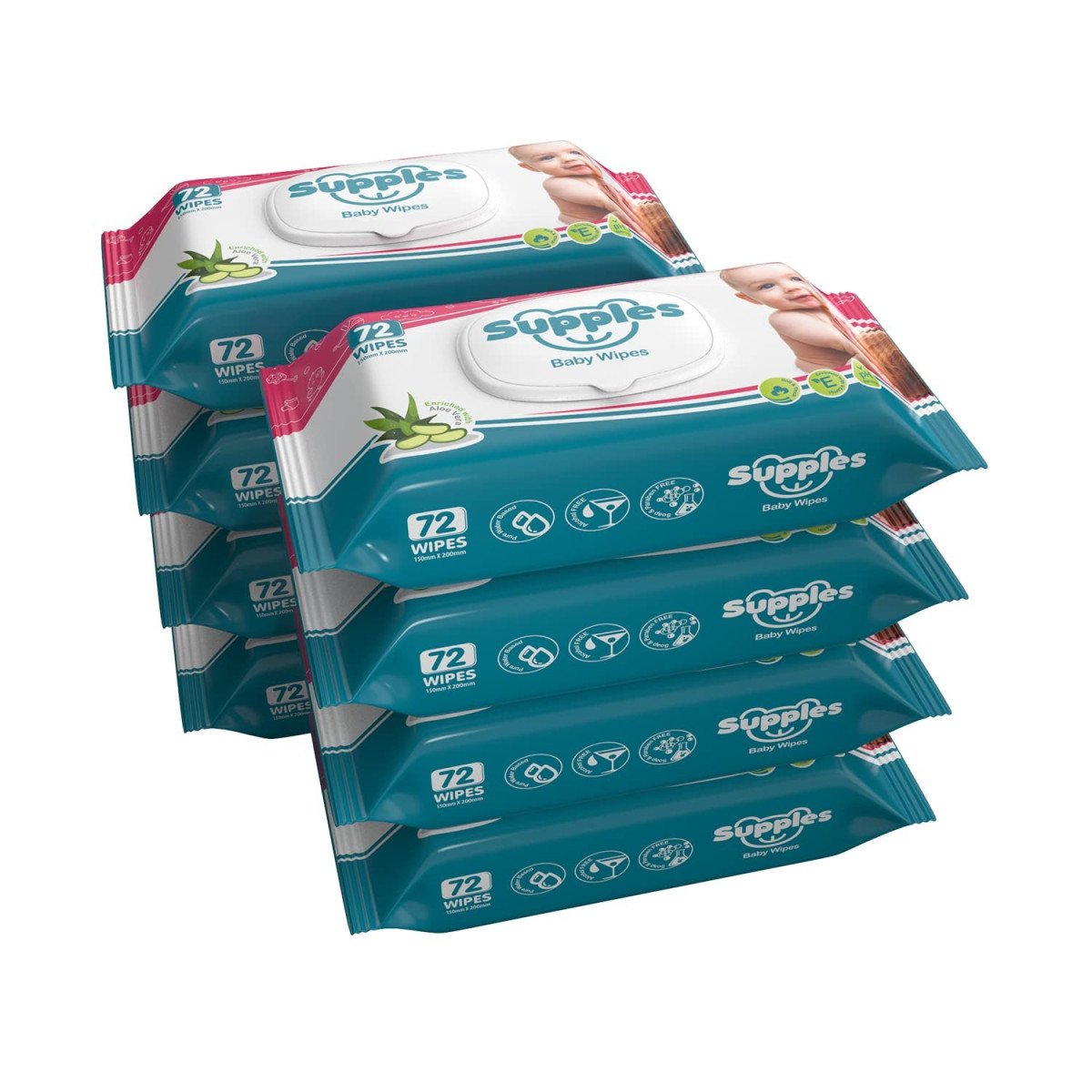 🔥Amazon Brand - Supples Baby Wet Wipes with Lid | 576 Wipes | 72 Wipes x 8 Packs | Enriched With Aloe Vera 

🎁Deal Price : ₹449

Buy Here : 

More Details 👉 

📢 Join WhatsApp Deals


#De...