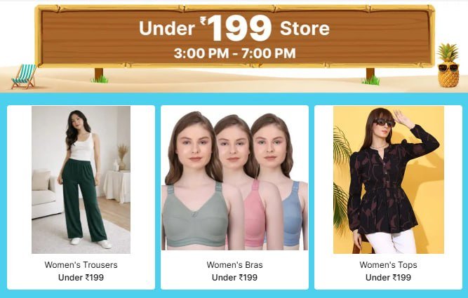 🔥  Shopsy Under ₹199 Store 

🔗 

More Details 👉 

📢 Join WhatsApp Deals


#DealsHeaven #LootDeals #BestDeals
#deals 
#budgetfriendly 
#hotdeals
#trending
#dealoftheday