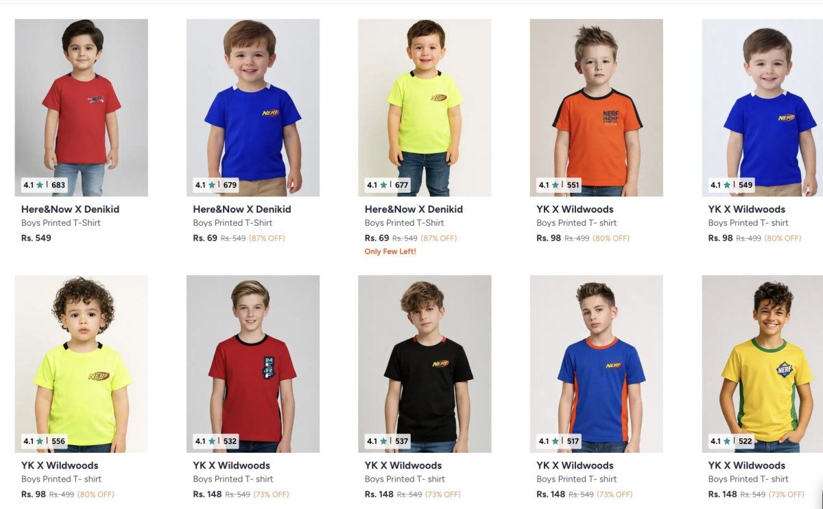 🔥myntra Kids Clothing loot

Buy Here : 

More Details 👉 

📢 Join WhatsApp Deals


#DealsHeaven #LootDeals #BestDeals
#deals 
#budgetfriendly 
#hotdeals
#trending
#dealoftheday