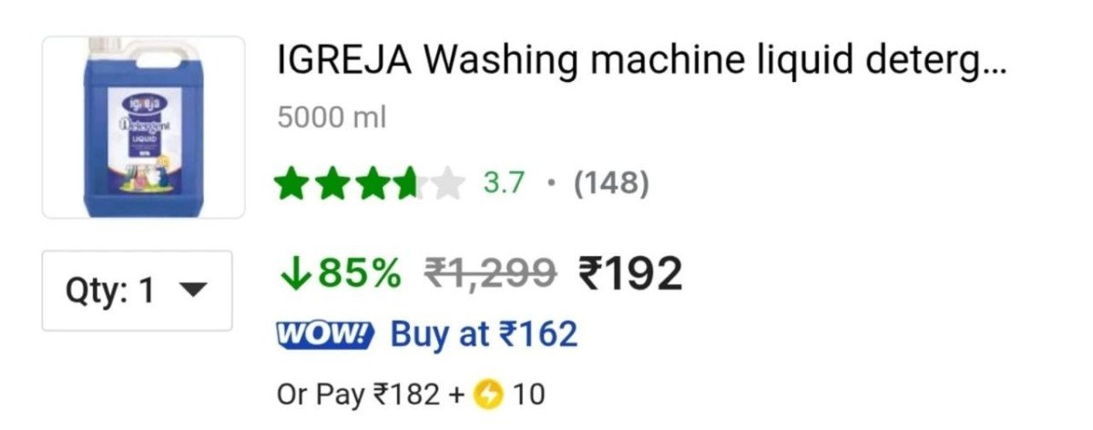 Loot 192.



Buy Max Qty

More Details 👉 

📢 Join WhatsApp Deals


#DealsHeaven #LootDeals #BestDeals
#deals 
#budgetfriendly 
#hotdeals
#trending
#dealoftheday