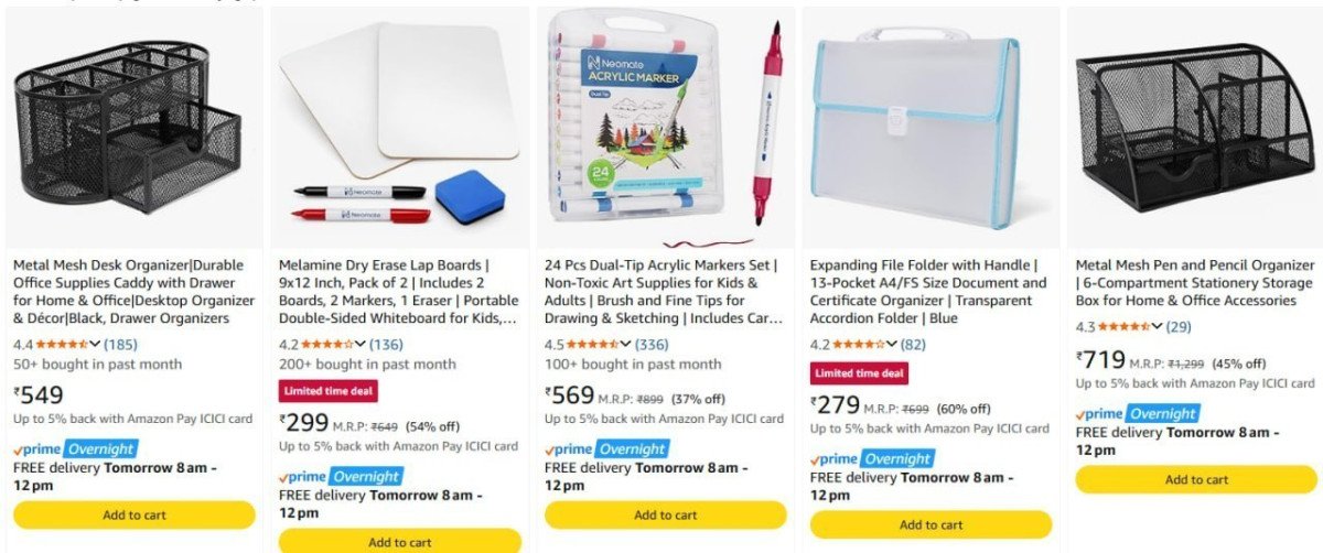 Upto 60% Off On Stationery & Office Products.



More Details 👉 

📢 Join WhatsApp Deals


#DealsHeaven #LootDeals #BestDeals
#deals 
#budgetfriendly 
#hotdeals
#trending
#dealoftheday