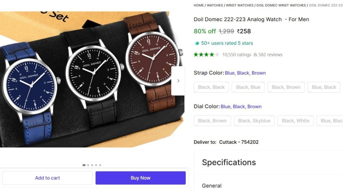 🔥  Analog Watch For Men (Pack Of 3) @ ₹258

🔗 

More Details 👉 

📢 Join WhatsApp Deals


#DealsHeaven #LootDeals #BestDeals
#deals 
#budgetfriendly 
#hotdeals
#trending
#dealofthed...