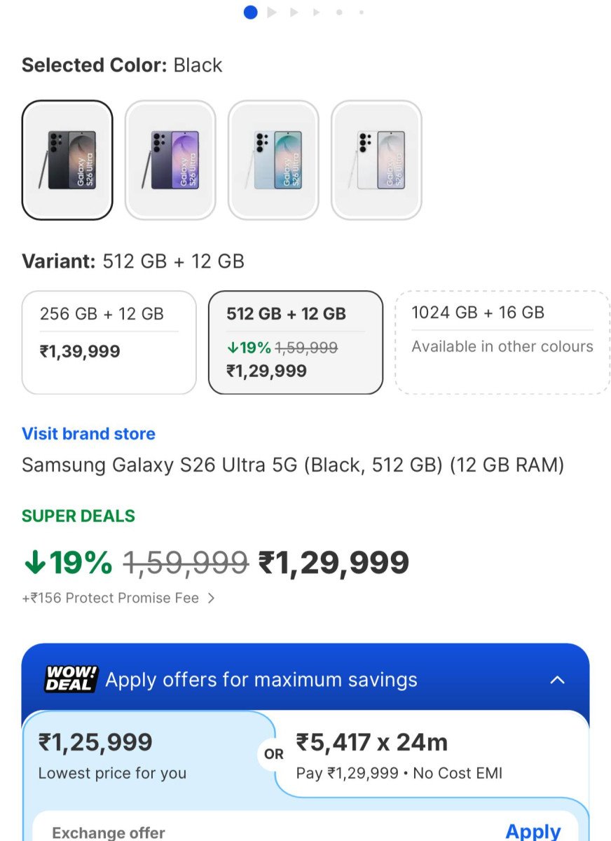 Grab Fast 🔥🔥
512GB is cheaper than 256GB



More Details 👉 

📢 Join WhatsApp Deals


#DealsHeaven #LootDeals #BestDeals
#deals 
#budgetfriendly 
#hotdeals
#trending
#dealoftheday