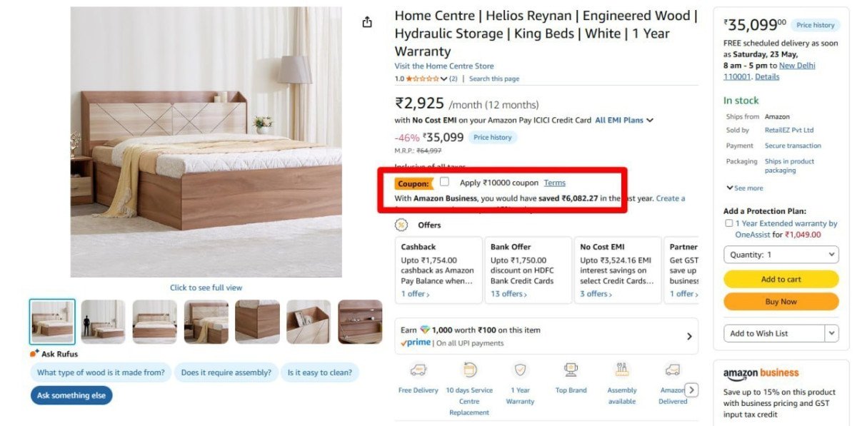 Apply 10000 Coupon Apply 15000 Coupon