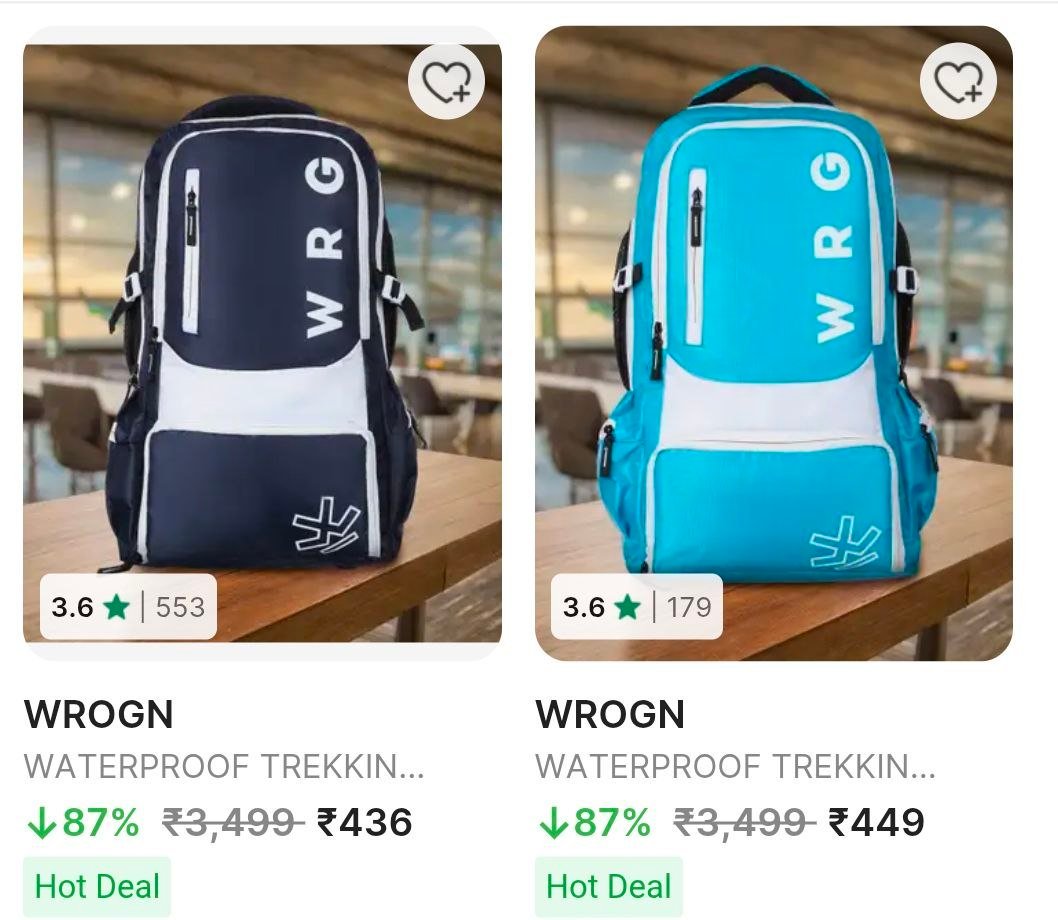 Flipkart | Shoe Racks Starting From Rs.499

👉Link- 

Wrogn Rucksacks Starts @599.



Backpacks : 

More Details 👉 

📢 Join WhatsApp Deals


#DealsHeaven #LootDeals #BestDeals
#deals 
#budget...