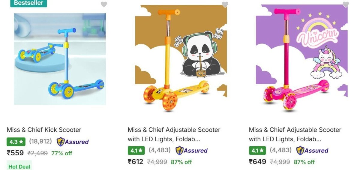 Miss & Chief Kick Scooter at ₹559



More Details 👉 

📢 Join WhatsApp Deals


#DealsHeaven #LootDeals #BestDeals
#deals 
#budgetfriendly 
#hotdeals
#trending
#dealoftheday