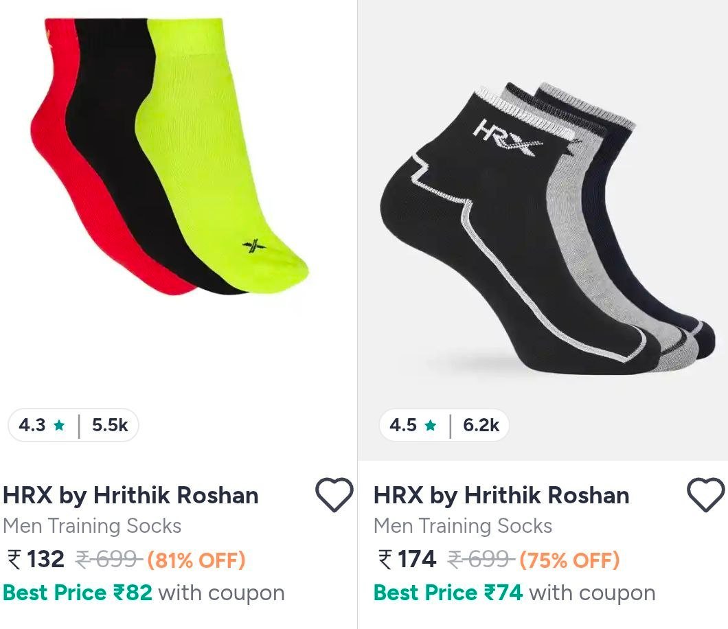 Myntra | HRX Shocks Pack of 3 starts @132

Link : 

More Details 👉 

📢 Join WhatsApp Deals


#DealsHeaven #LootDeals #BestDeals
#deals 
#budgetfriendly 
#hotdeals
#trending
#dealoftheday
