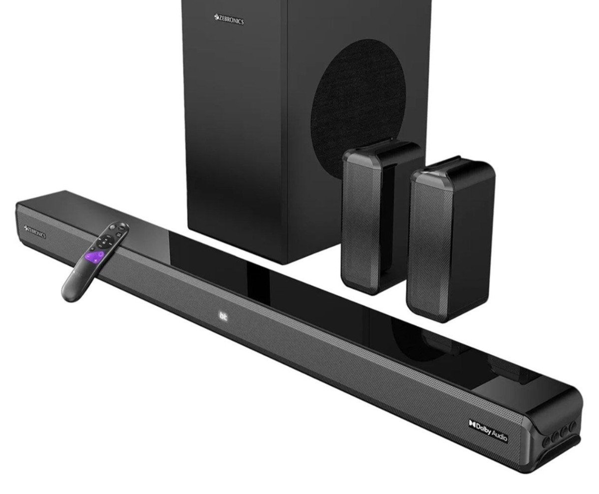 Zebronics Juke Bar 9510ws Pro Dolby 5 1 Soundbar Dolby Audio 600 Watts At 7