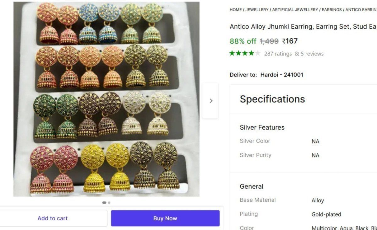 Women Jhumki Earring, 12 Pair @ ₹167



More Details 👉 

📢 Join WhatsApp Deals


#DealsHeaven #LootDeals #BestDeals
#deals 
#budgetfriendly 
#hotdeals
#trending
#dealoftheday