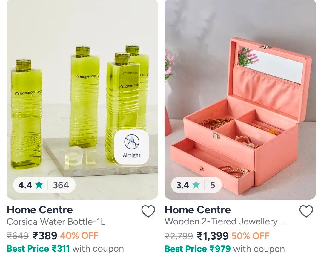 Myntra Home Centre Products At Min 40