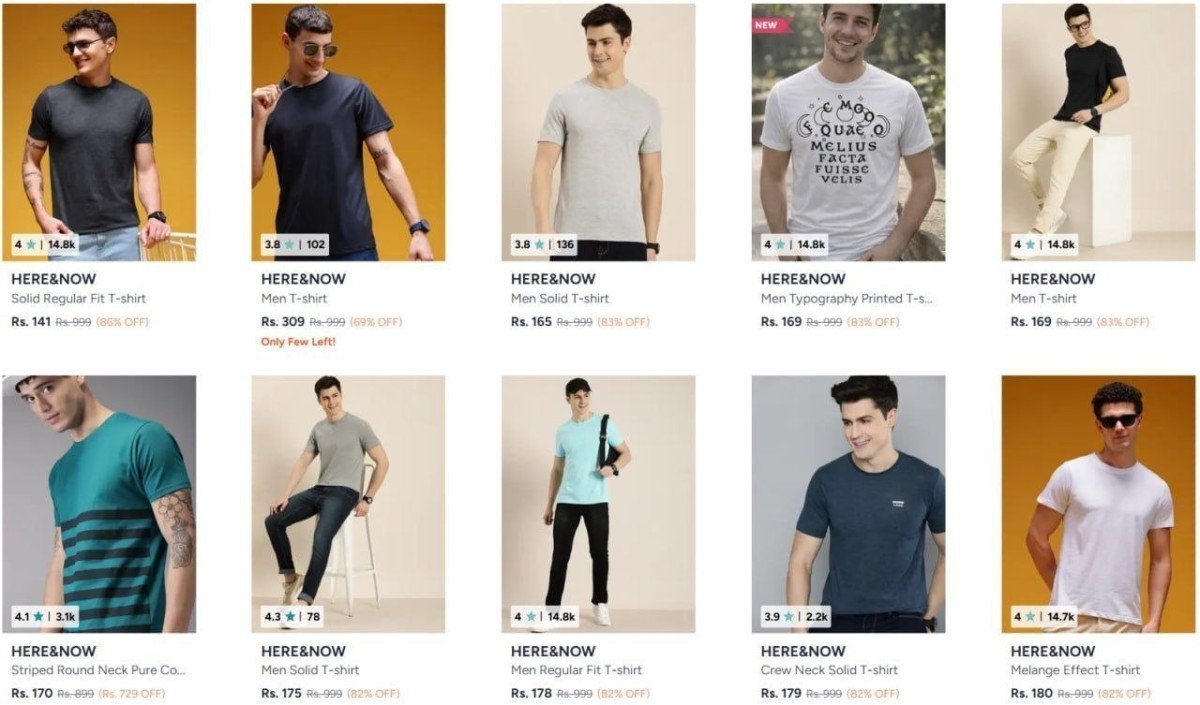 Here & Now Men's Clothing From @ 141



More Details 👉 

📢 Join WhatsApp Deals


#DealsHeaven #LootDeals #BestDeals
#deals 
#budgetfriendly 
#hotdeals
#trending
#dealoftheday