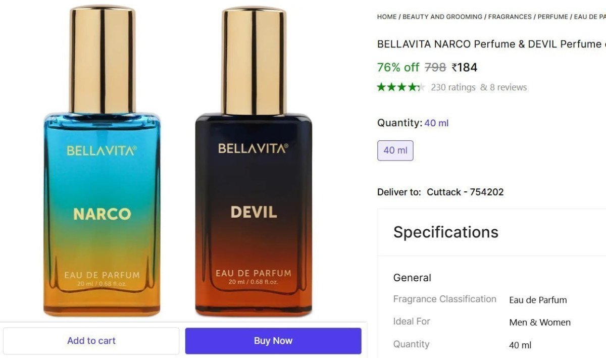 🔥  Bellavita Perfume @ ₹184

🔗 

More Details 👉 

📢 Join WhatsApp Deals


#DealsHeaven #LootDeals #BestDeals
#deals 
#budgetfriendly 
#hotdeals
#trending
#dealoftheday