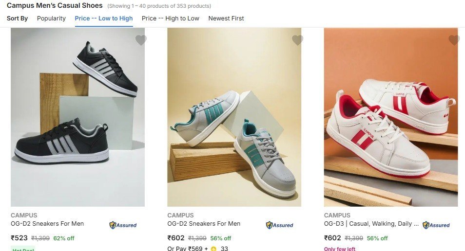 Flipkart | Campus Men’s Casual Shoes Starts @ 523.

👉

More Details 👉 

📢 Join WhatsApp Deals


#DealsHeaven #LootDeals #BestDeals
#deals 
#budgetfriendly 
#hotdeals
#trending
#dealofthed...