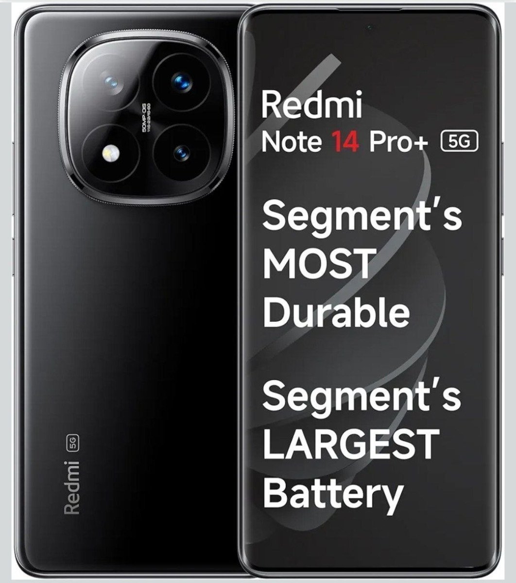 🔥🔥Redmi Note 14 Pro+ 5G Titan Black 8GB RAM 128GB Storage| 50 MP Triple Camera with Telephoto | Corning Gorilla Glass Victus 2

🎁 Deal Price : ₹22,999

Buy Here : 

💥Bank offer: ₹2000 ...