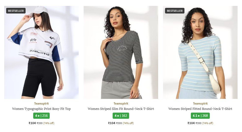 💥Ajio LOOT : Min 70% Off On Women T-shirts Starting From @101🔥🔥🔥🔥 
 
🔗Links : 

+ Extra 10% AJIO Super Cash.

More Details 👉 

📢 Join WhatsApp Deals


#DealsHeaven #LootDeals #...