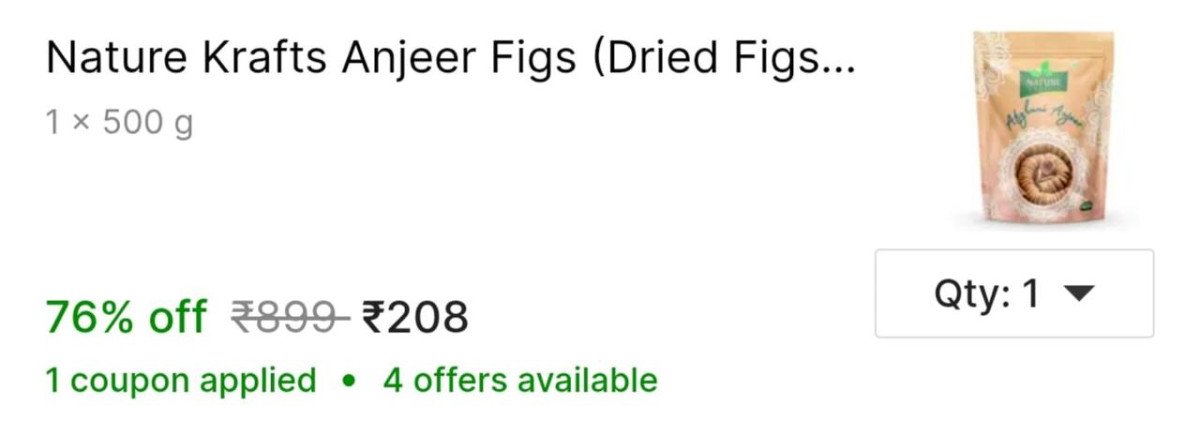 Loot : Anjeer 500g @₹208.



More Details 👉 

📢 Join WhatsApp Deals


#DealsHeaven #LootDeals #BestDeals
#deals 
#budgetfriendly 
#hotdeals
#trending
#dealoftheday