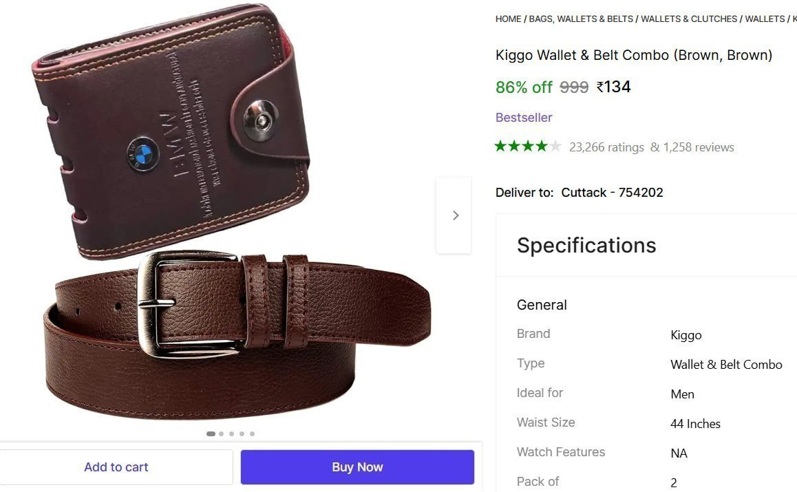 🔥  Wallet & Belt Combo (Brown) @ ₹134

🔗 

More Details 👉 

📢 Join WhatsApp Deals


#DealsHeaven #LootDeals #BestDeals
#deals 
#budgetfriendly 
#hotdeals
#trending
#dealoftheday