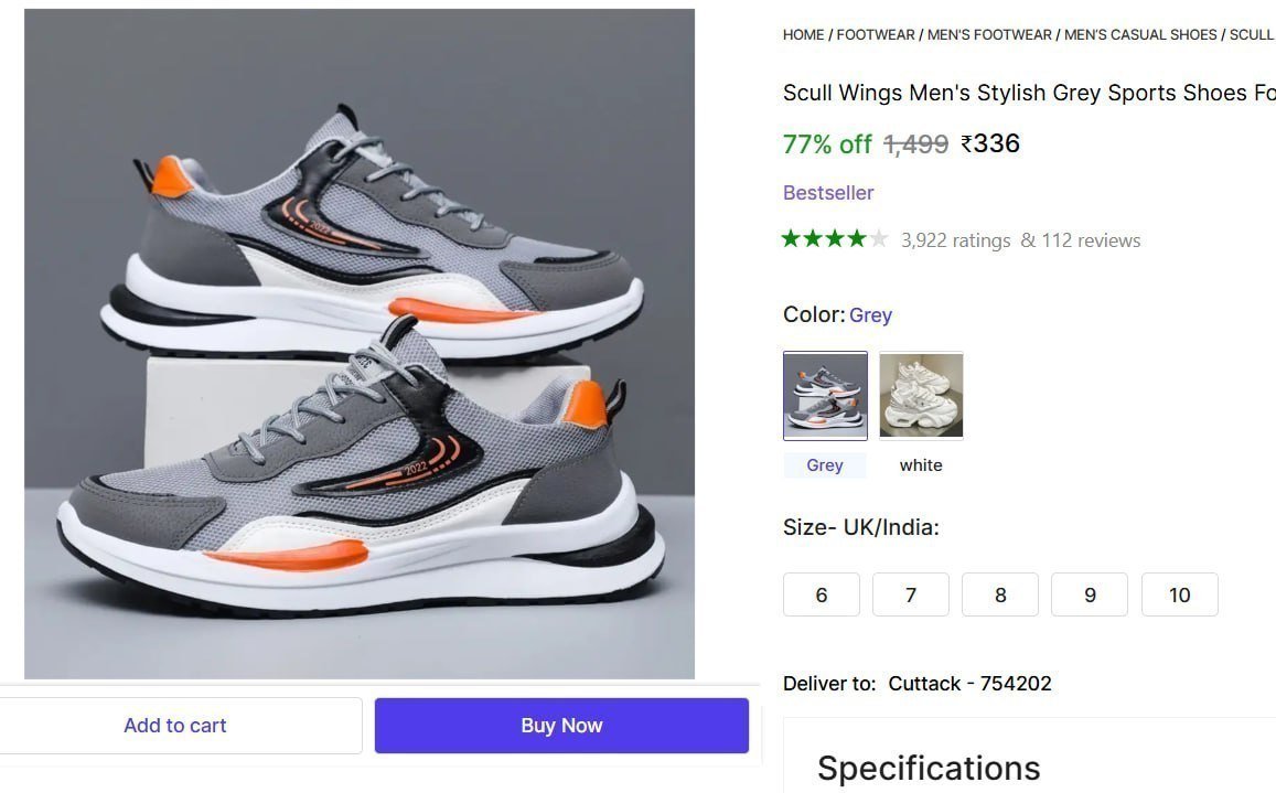 🔥  Shoes Sneakers For Men @ Rs.336

🔗 

More Details 👉 

📢 Join WhatsApp Deals


#DealsHeaven #LootDeals #BestDeals
#deals 
#budgetfriendly 
#hotdeals
#trending
#dealoftheday