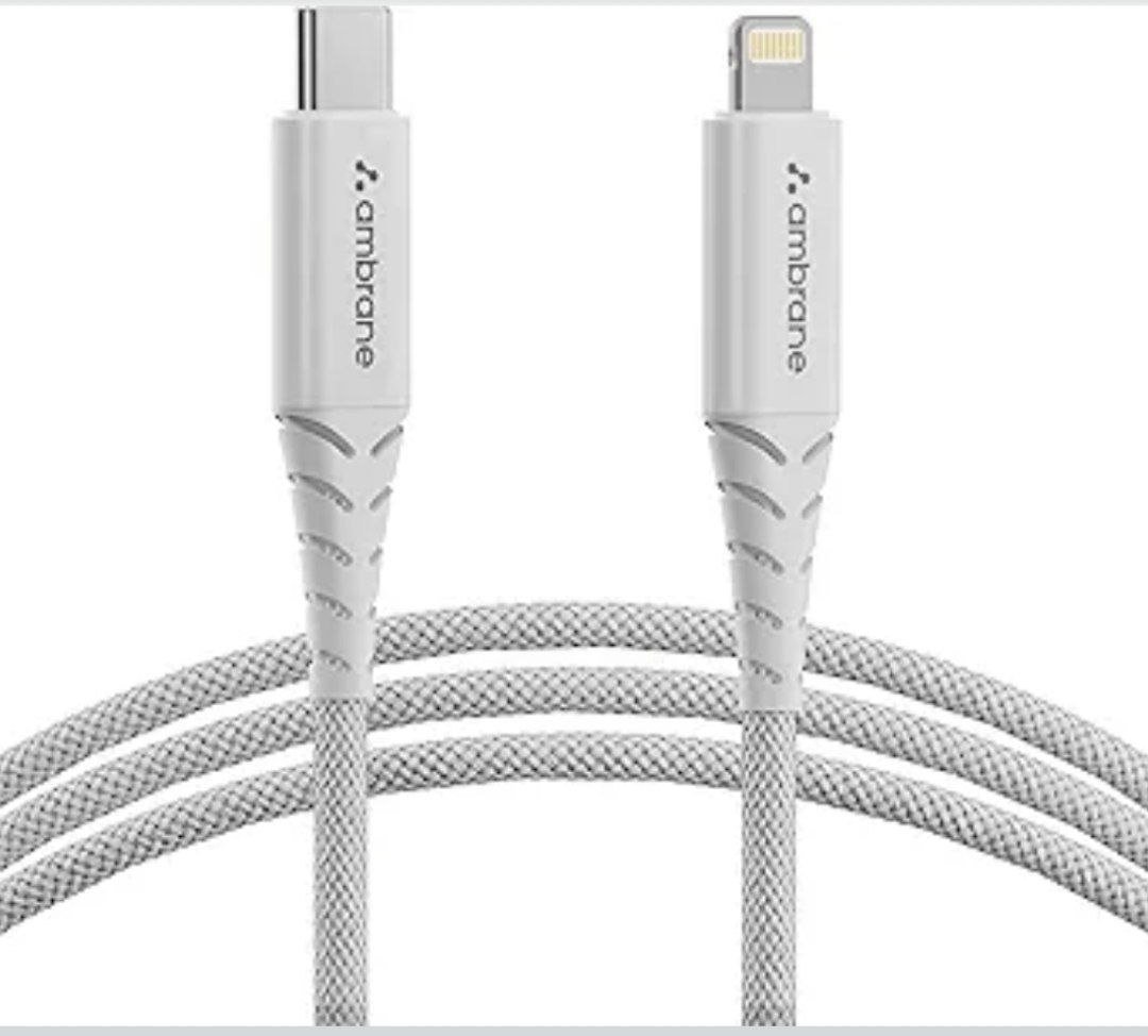 🔥🔥Ambrane Type-C to Lightning Cable, 22.5W Fast Charging, 480Mbps Data Sync Cable Compatible with iPhone, iPad, Macbook, iMac, AirPods, 1.25m

🎁 Deal Price : ₹110

Buy Here : 

⚡️⚡️...