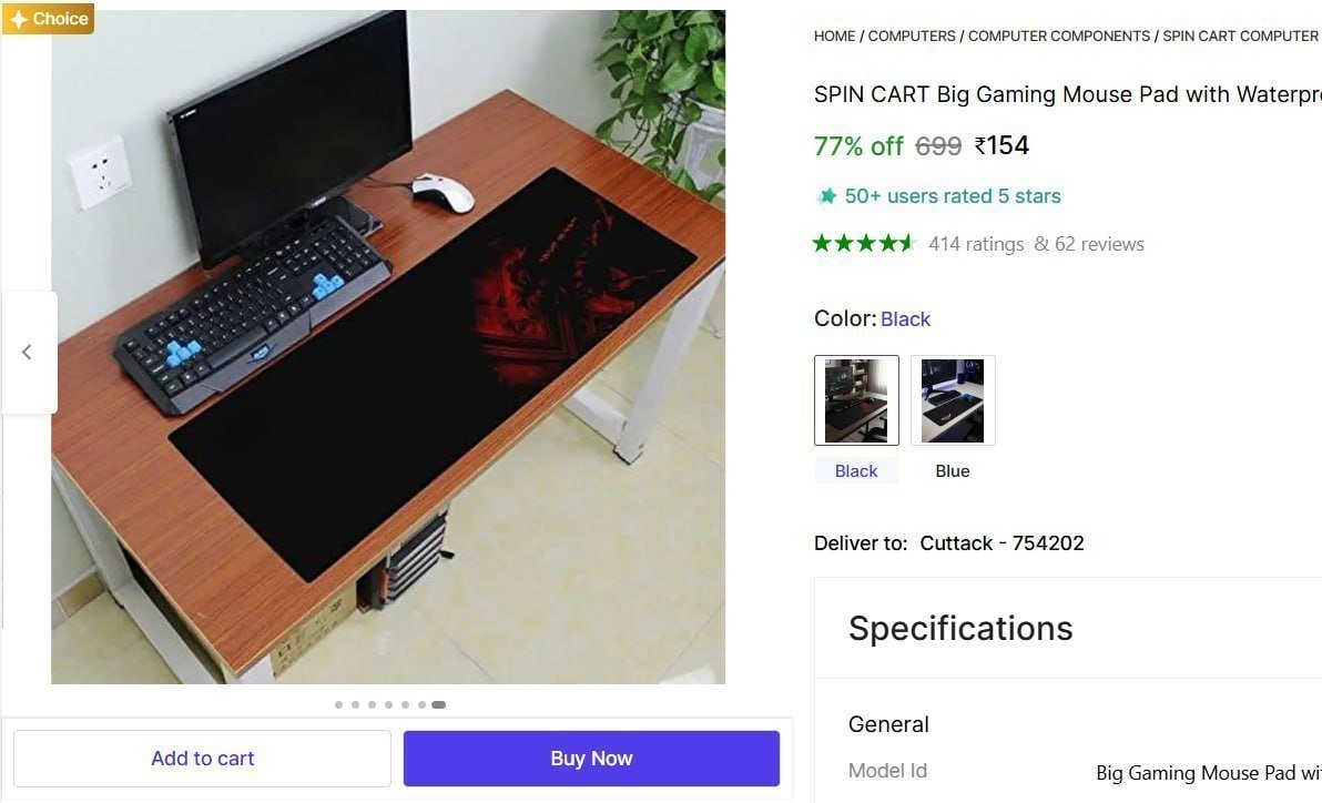 🔥  Gaming Mouse Pad @ Rs.154

🔗 

More Details 👉 

📢 Join WhatsApp Deals


#DealsHeaven #LootDeals #BestDeals
#deals 
#budgetfriendly 
#hotdeals
#trending
#dealoftheday