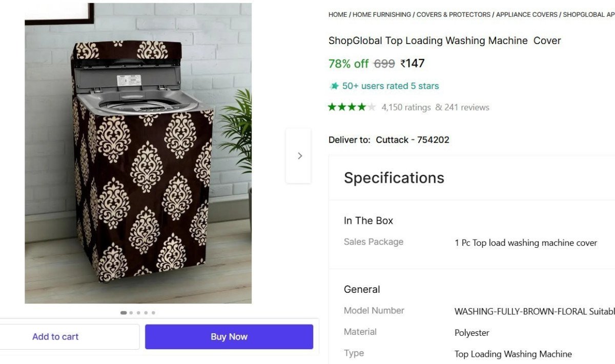 🔥  Top Loading Washing Machine Cover @ Rs.147

🔗 

More Details 👉 

📢 Join WhatsApp Deals


#DealsHeaven #LootDeals #BestDeals
#deals 
#budgetfriendly 
#hotdeals
#trending
#dealofthe...