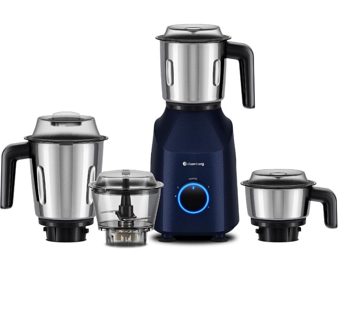Atomberg Yulia 750 Watt Mixer Grinder 4 Multi