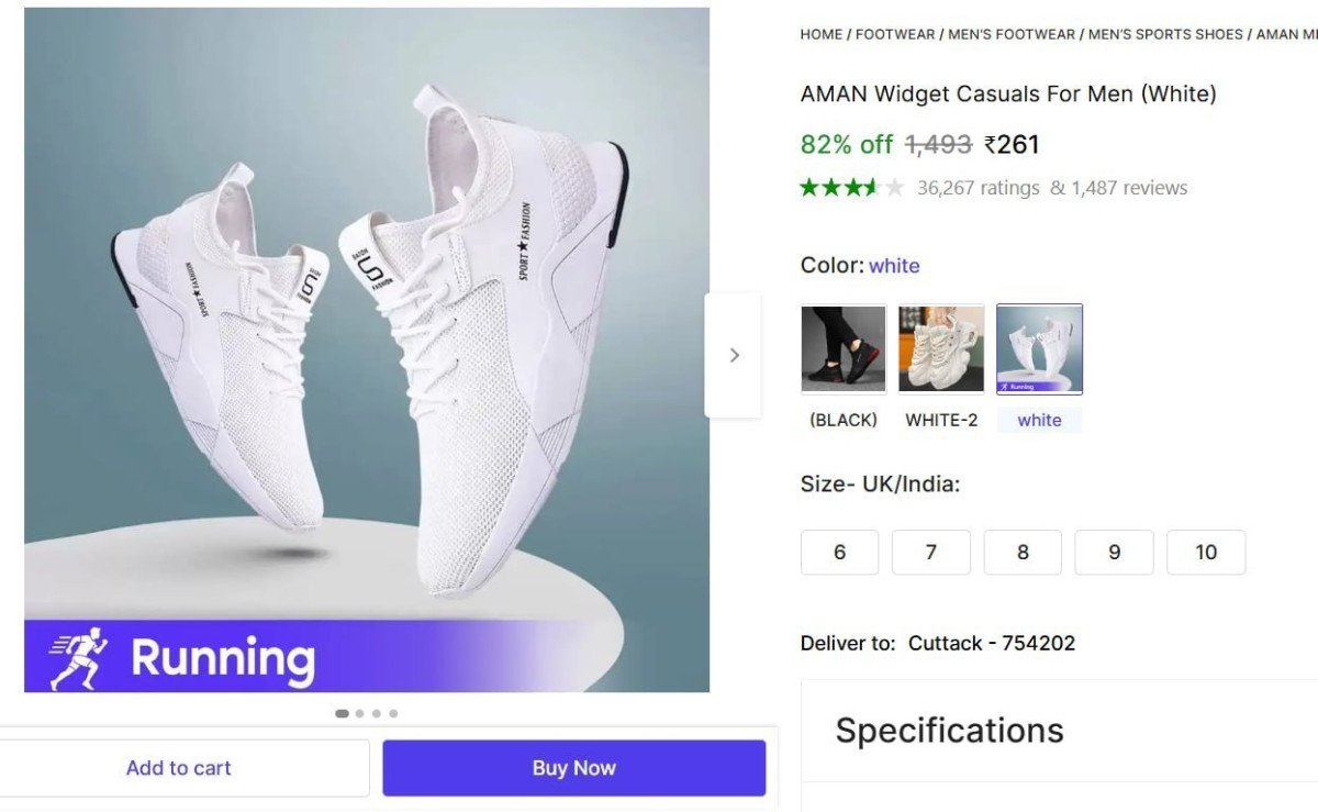 🔥  Casuals For Men (White) @ Rs.261

🔗 

More Details 👉 

📢 Join WhatsApp Deals


#DealsHeaven #LootDeals #BestDeals
#deals 
#budgetfriendly 
#hotdeals
#trending
#dealoftheday