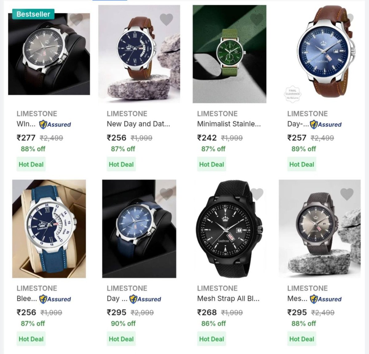 LOOT : Upto 90% Off on Limestone Watches.



More Details 👉 

📢 Join WhatsApp Deals


#DealsHeaven #LootDeals #BestDeals
#deals 
#budgetfriendly 
#hotdeals
#trending
#dealoftheday