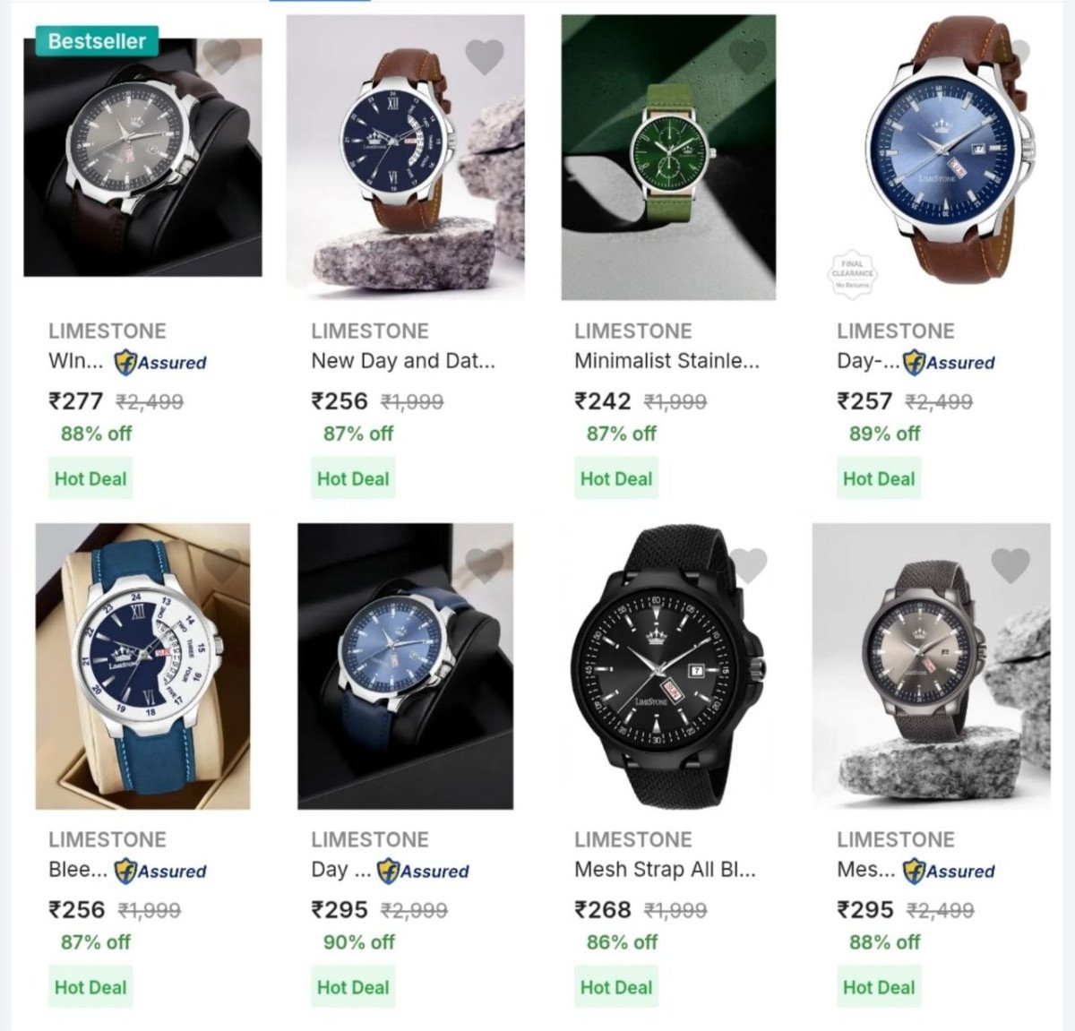 LOOT 🔥 Upto 90% Off on Limestone Watches

➡️

More Details 👉 

📢 Join WhatsApp Deals


#DealsHeaven #LootDeals #BestDeals
#deals 
#budgetfriendly 
#hotdeals
#trending
#dealoftheday