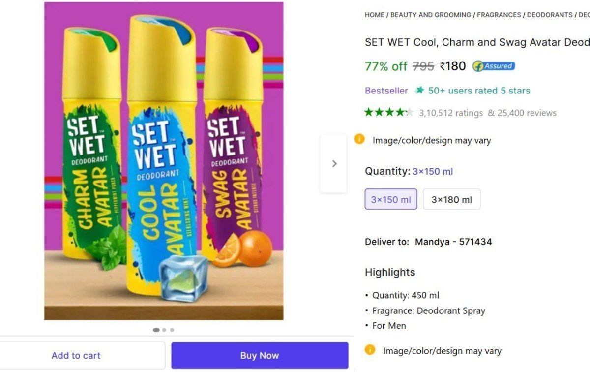 🔥  (Pack of 3) SET WET Deo @ ₹180

🔗 

More Details 👉 

📢 Join WhatsApp Deals


#DealsHeaven #LootDeals #BestDeals
#deals 
#budgetfriendly 
#hotdeals
#trending
#dealoftheday