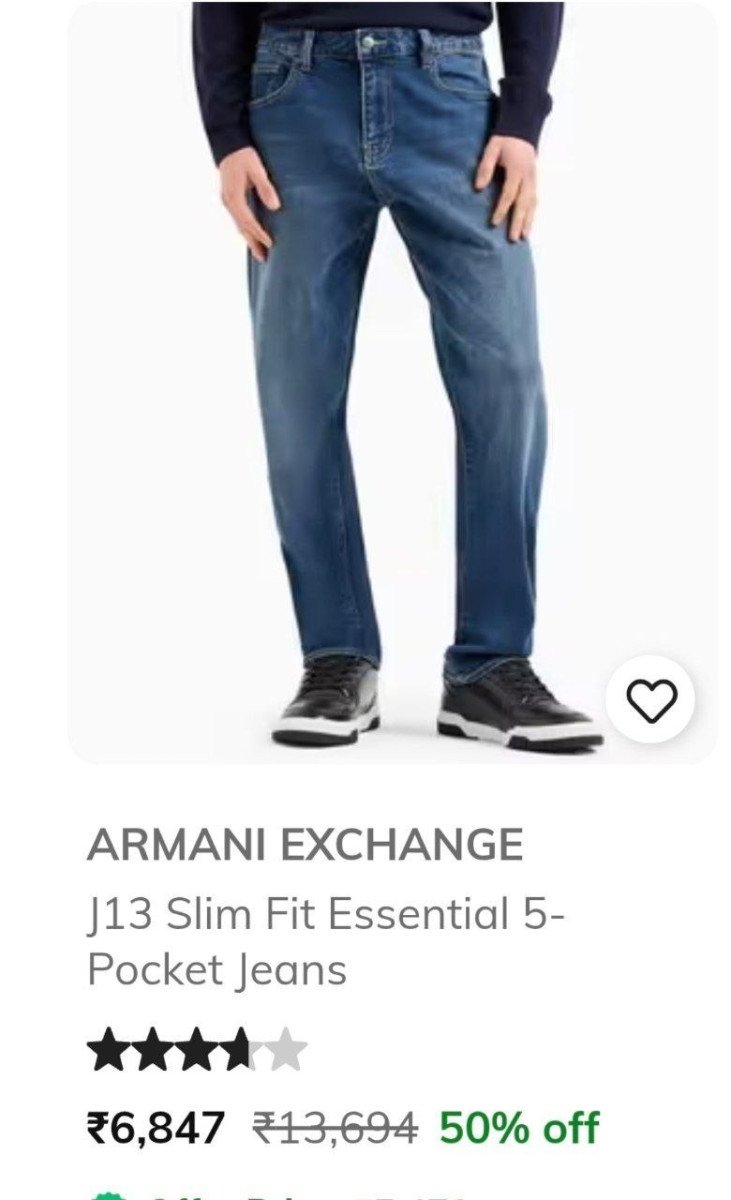 LOOOT 💥 
Armani Exchange 💥💥 
50% OFF 💥💥


More Details 👉 

📢 Join WhatsApp Deals


#DealsHeaven #LootDeals #BestDeals
#deals 
#budgetfriendly 
#hotdeals
#trending
#dealoftheday