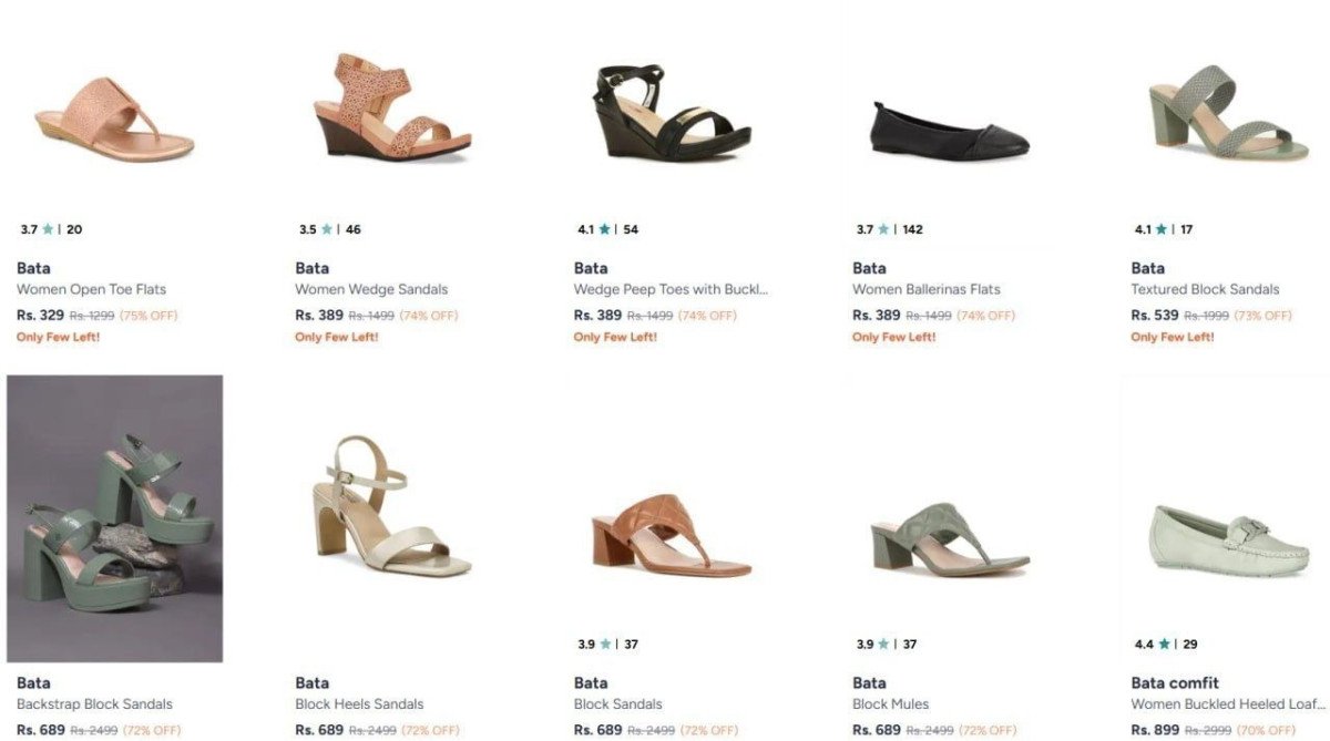 Myntra : Upto 75% Off On Bata Footwear.

Women’s : 
Men’s : 

More Details 👉 

📢 Join WhatsApp Deals


#DealsHeaven #LootDeals #BestDeals
#deals 
#budgetfriendly 
#hotdeals
#trending
#deal...