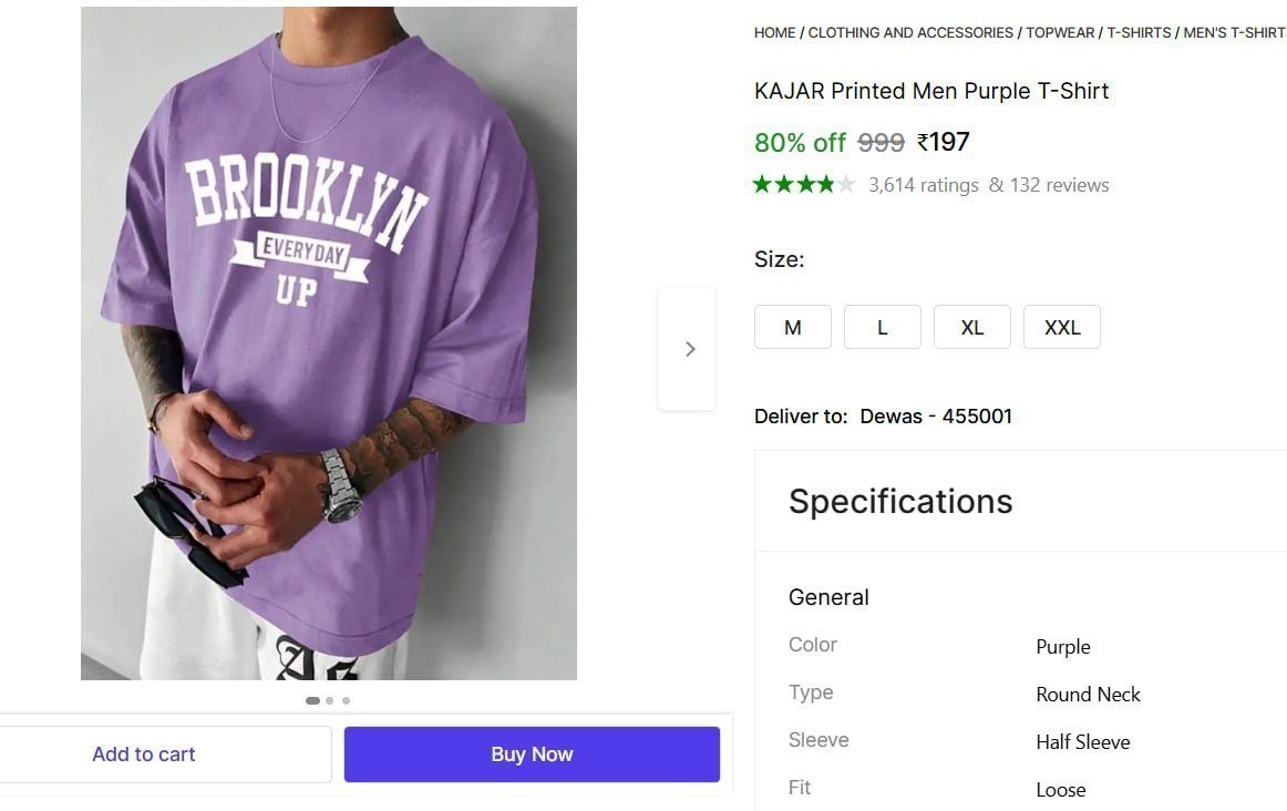 🔥  Men's Purple T-Shirt @ ₹197

🔗 

More Details 👉 

📢 Join WhatsApp Deals


#DealsHeaven #LootDeals #BestDeals
#deals 
#budgetfriendly 
#hotdeals
#trending
#dealoftheday