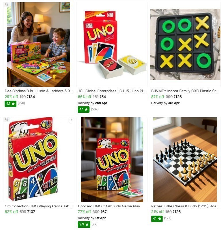 🔥  Chess Board & Games From ₹54

🔗 

More Details 👉 

📢 Join WhatsApp Deals


#DealsHeaven #LootDeals #BestDeals
#deals 
#budgetfriendly 
#hotdeals
#trending
#dealoftheday